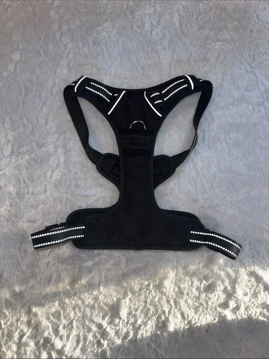 EveryYay Front Walking Reflective Dog Harness, Black, X-Large/XX-Large