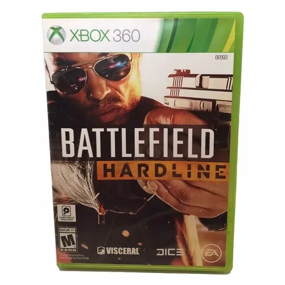 Battlefield Hardline XBOX 360 Video Game 2015‎ Dice EA FPS Shooter Tested works