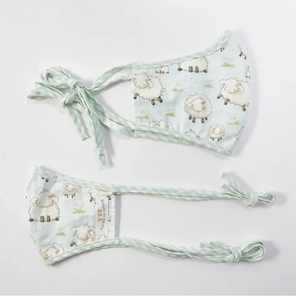 Bunnies by the Bay Mommy & Me Baa-bs matching mask