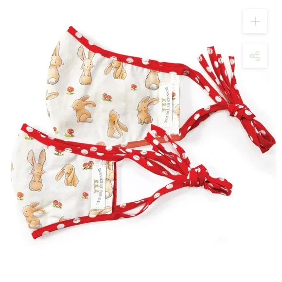 Mommy & Me Harey Face Mask Bunny Print