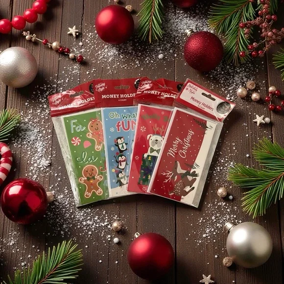 16 Holiday Money Holders