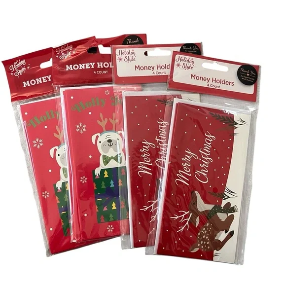 Holiday Money Holders Set (16)