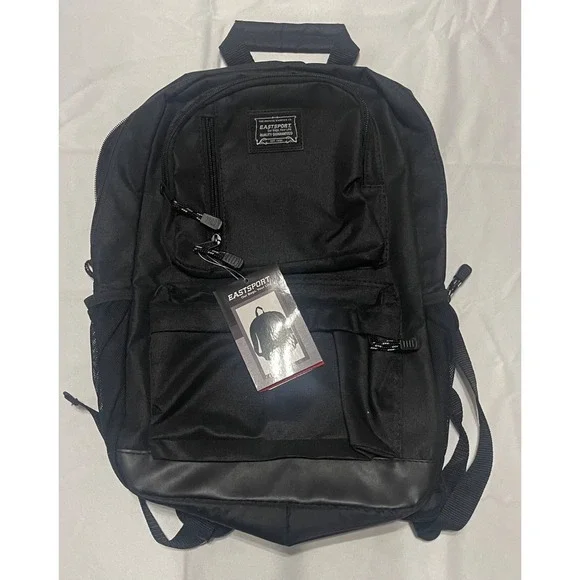 EASTSPORT Multi-Purpose Millennial Tech‎ Backpack, Black NEW