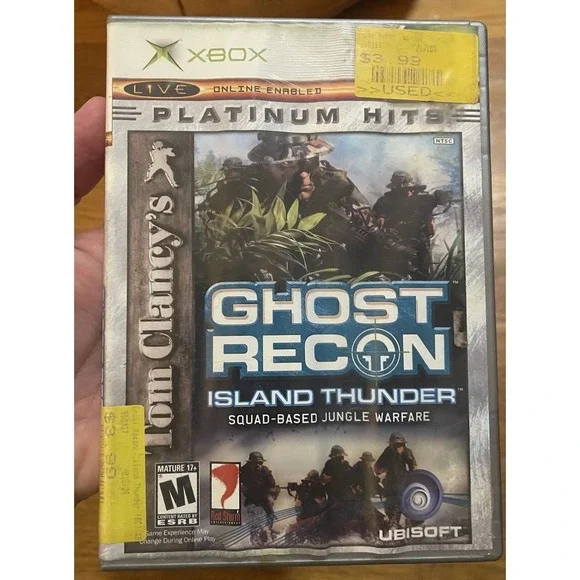 Tom Clancy's Ghost Recon: Island Thunder Microsoft Xbox DiRT3 , Jaws Unleashed