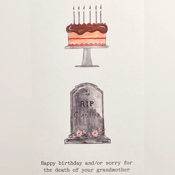 3/$10 Greeting Card from Cards Against Humanity - Grandmother