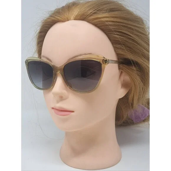 CHANEL Women's Sunglasses Italy Cateye Dark Tint 5384 1628/S6 55-16-140