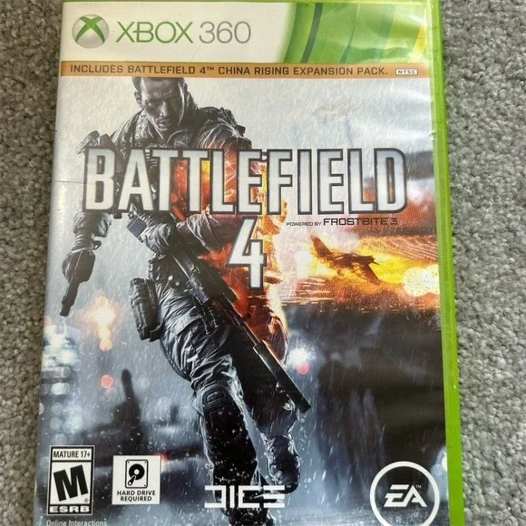 Battlefield 4 Xbox 360 Game First-Person Shooter 2 Discs M Rating