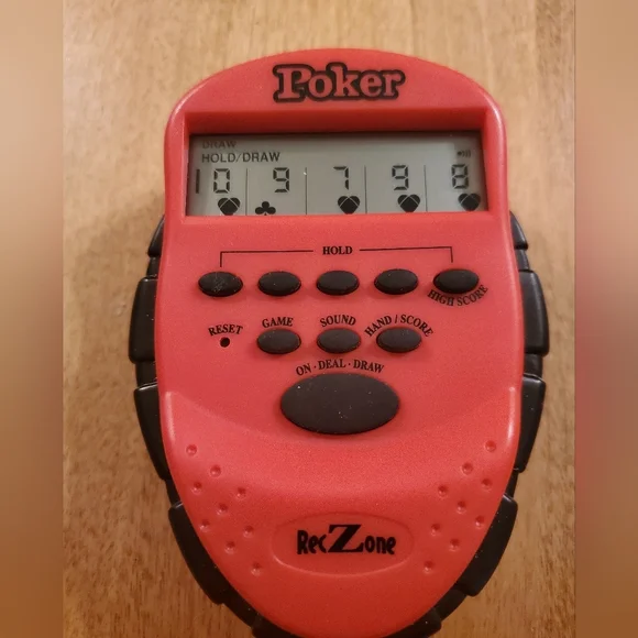 RecZone Poker Handheld Game (Tested)