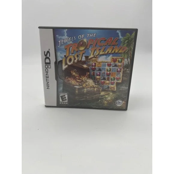 Jewels of the Tropical Lost‎ Island Nintendo DS Game - Tested/Works