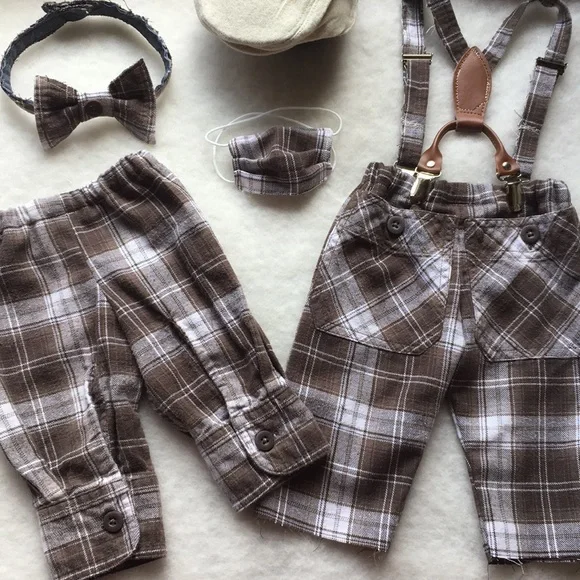 Newsboy Newborn set perfect for photo Prop