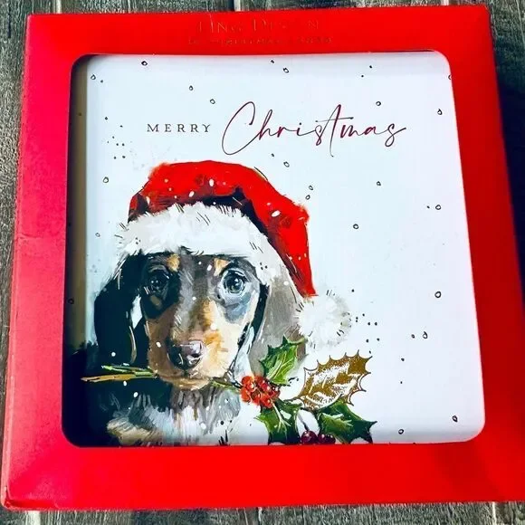 Dachshund Dog Christmas Holiday Greeting Cards