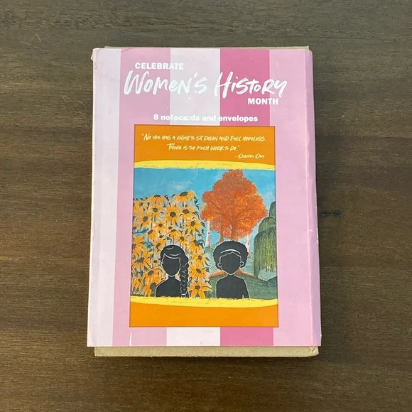 Artist Misty Gunter Women’s History Month 8 Blank Notecards and Envelopes