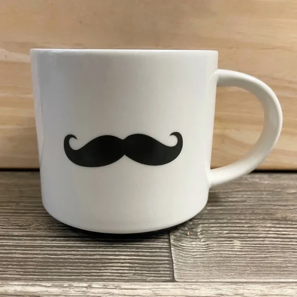 Pier 1 Imports Moustache Mug