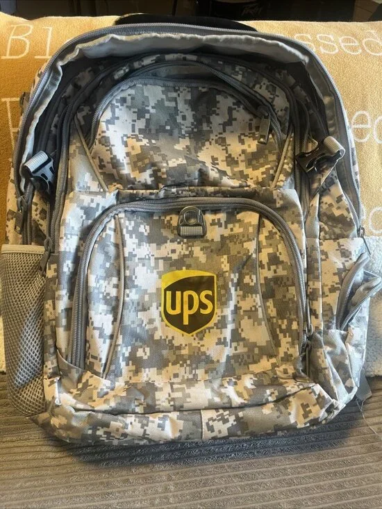 Army National Guard Backpack logistics UPS Logo Excellent Camuflaje