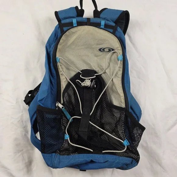 Salomon Hydration Backpack Blue Gray Lightweight Hiking Running Pack Camping