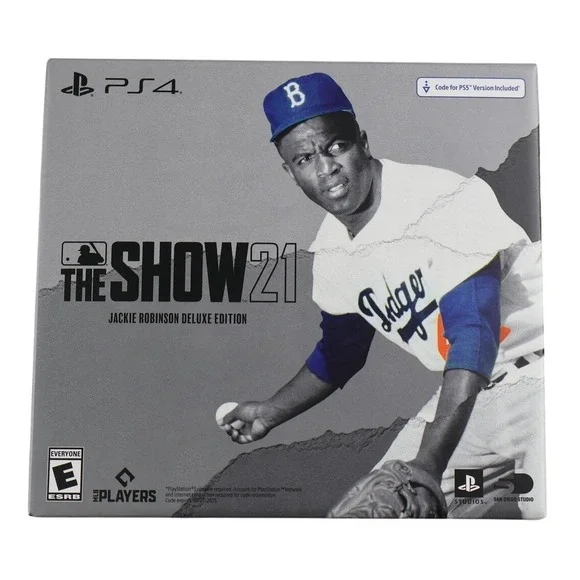 MLB The Show 21 Jackie Robinson Deluxe Edition PS4 San Diego Studio 2021