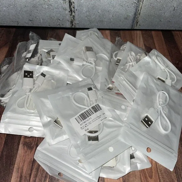 27 USB to Micro USB cables Lot Short Size  10 inches long