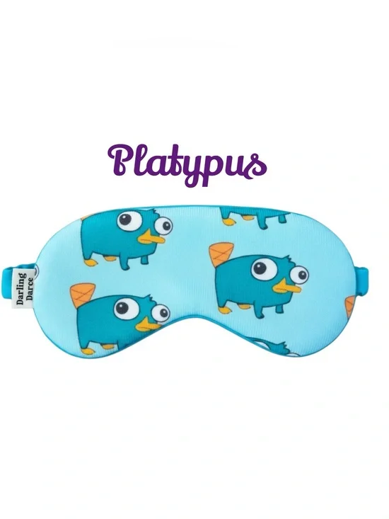 Platypus Print Kids Sleep Mask