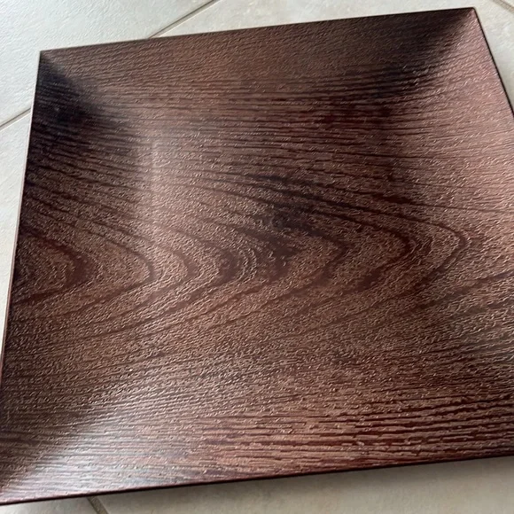 Pier 1 Brown Decorative Square Plate