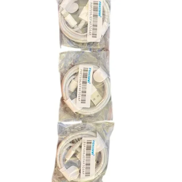 3-PACK 3 FT USB Data Fast Charger Cable For Apple iPhone 7 8 X 11 12 13 14 MAX