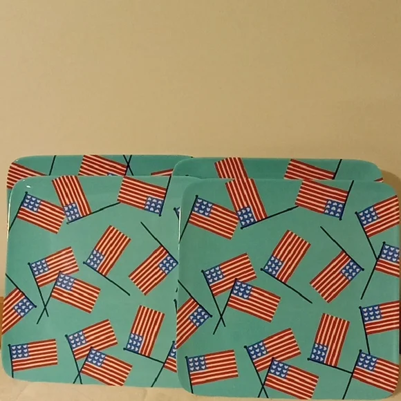 American Flag Pattern Plates New Pier 1