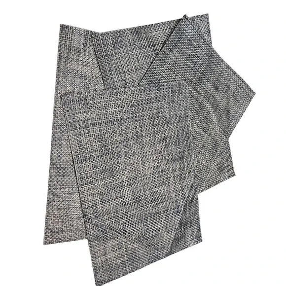 Pier 1 Set‎ of 4 Woven Placemats Neutral Colors Table Decor Dining Kitchen