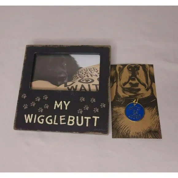 Dog Lover's Gift Set My Wigglebutt Frame and Adopt