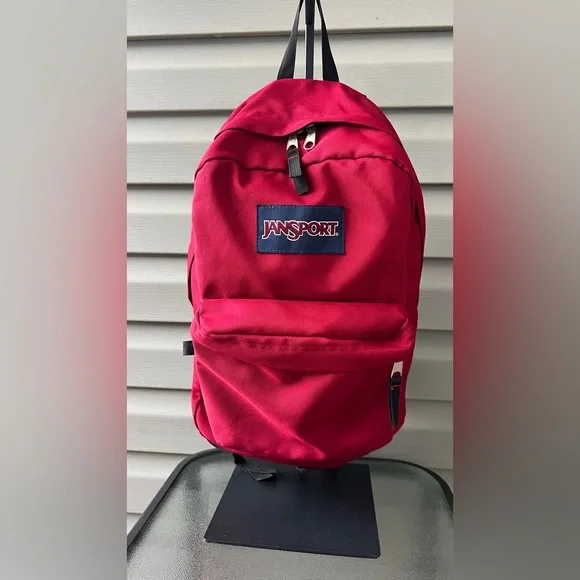 Jansport Black Label Superbreak Backpack (Red Tape)