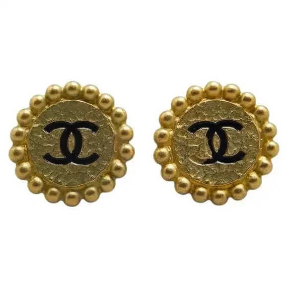 Chanel Cc Logo Clip-On Earrings Metal #207542C65B