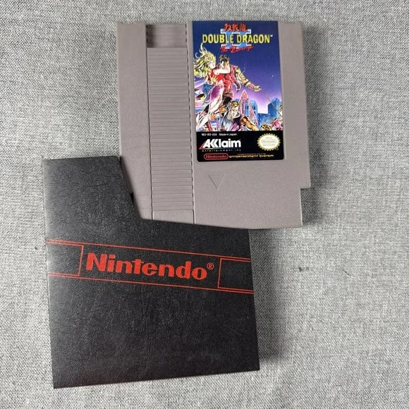 Nintendo Double Dragon Two The Revenge 1985 With Nintendo Sleeve
