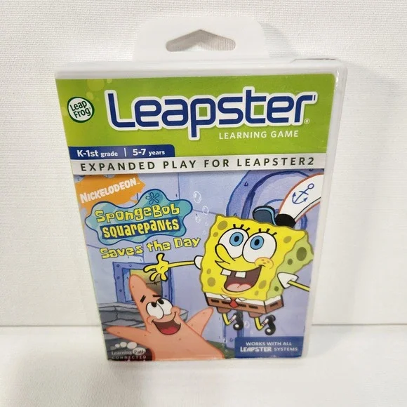 SpongeBob Squarepants Saves the Day Game (Leapster 2,‎ 2007) Complete