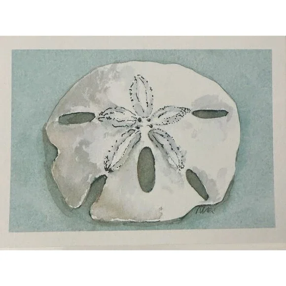 OddBalls Beach Dollar Note Cards 3.5” x 4.75” Fold-Over (10 Count)