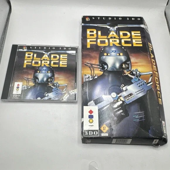 Blade Force 3DO 1995 Game‎ Disc + Box & Manual Tested Working