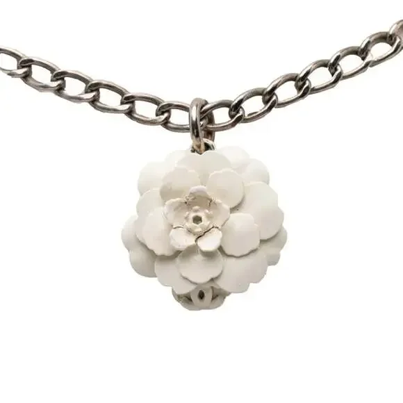 Chanel Cc Logo Chain Pendant Necklace #256753C72B