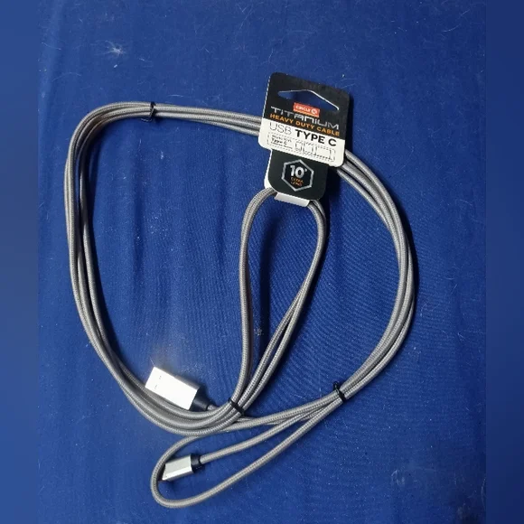 Type c charging cord. Really... 10 foot