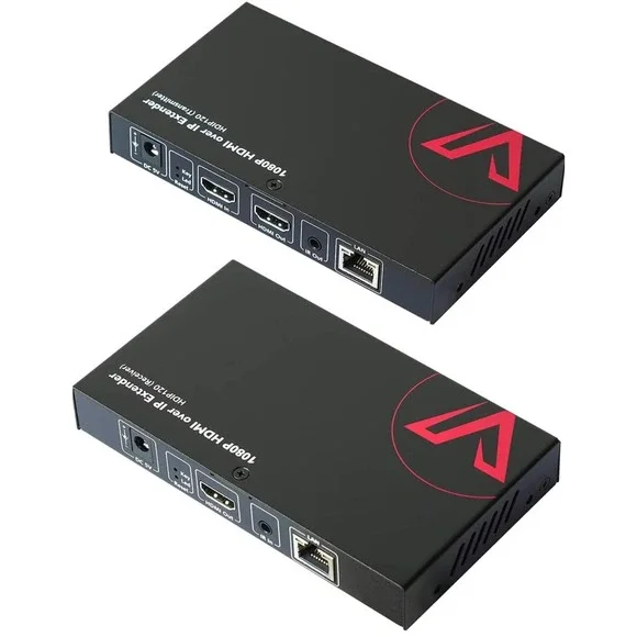 HDMI Extender Over IP Ethernet Kit, up to 1080P 395ft (120m), HDMI Local Loop