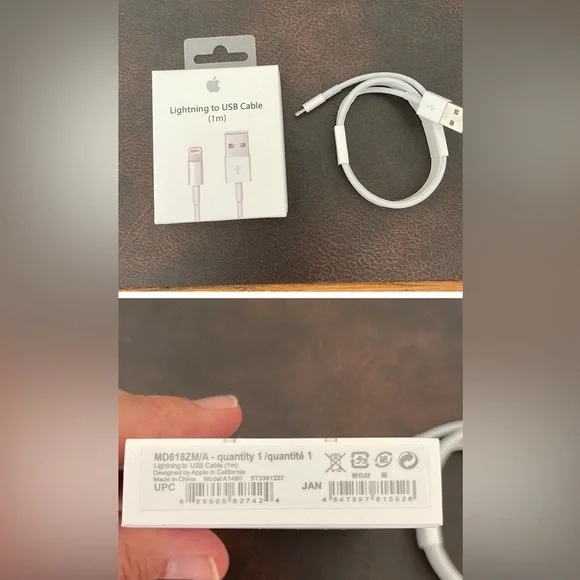 3 Apple lightning to USB Cable (1m)