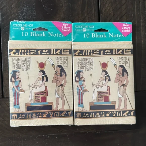 2 packages of vintage American Greetings blank cards.