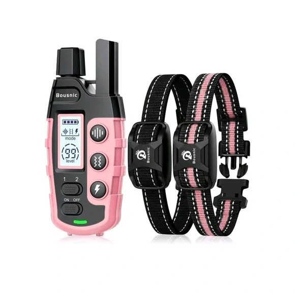 Dog Shock Collar 2 Dogs (5-120Lbs) - 3300 Ft Waterproof Training Collar for Dogs