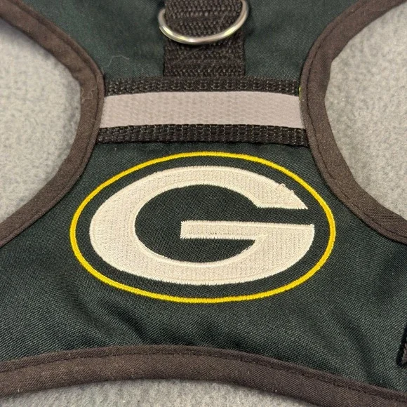 Pets First Green Bay Packers Dog Harness Mesh Vest Small NFL Green 183271115