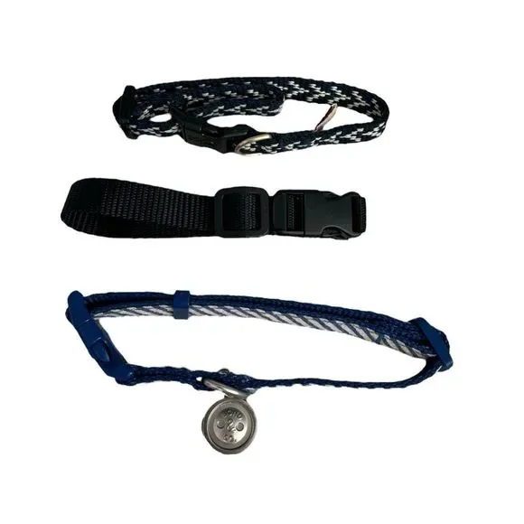Set of 3 dog collar bundle