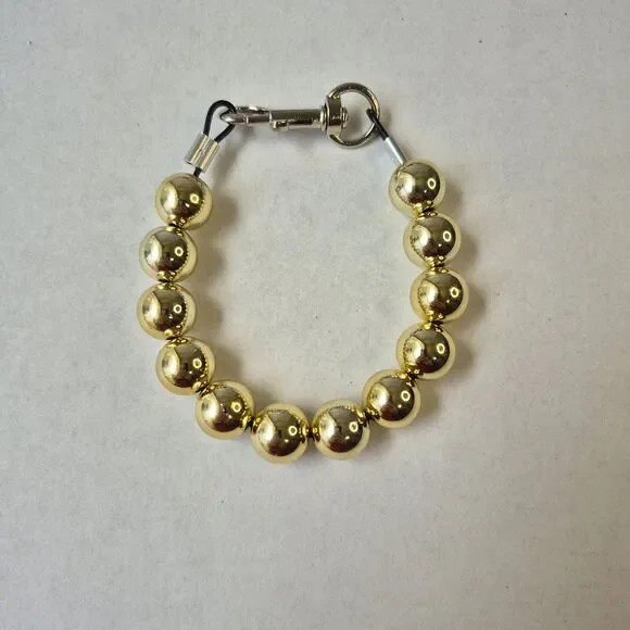 Handmade Glam it up Beaded Dog Collar Necklace Jewelry Durable Acrylic 10.5