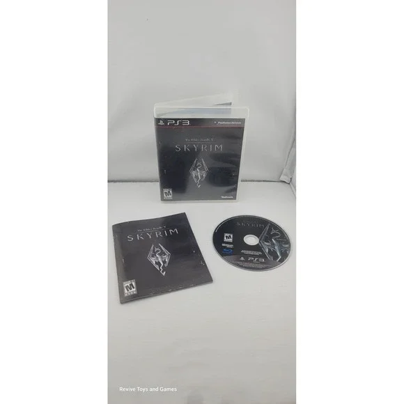The Elder Scrolls V: Skyrim (Sony PlayStation 3, PS3, 2009)‎ CIB Complete Tested