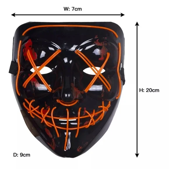 Light Up Mask In Different Modes