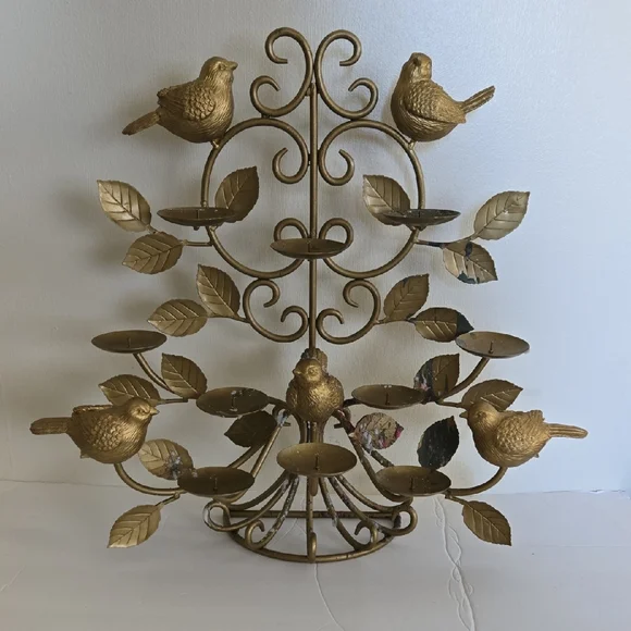 Pier 1 Vintage Gold Metal 