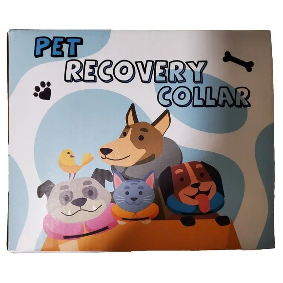 Pet Recovery Collar Size M Brown‎