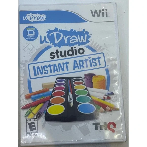 uDraw Studio Instant Artist Wii Video‎ Game Drawing Creativity
