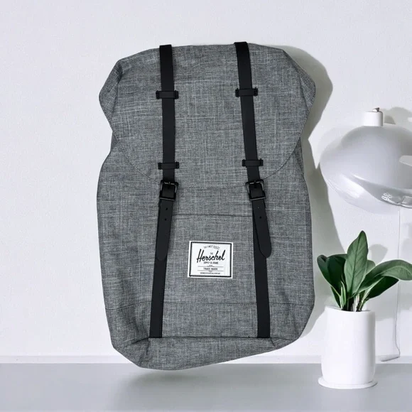 NWT Herschel 15 inch Laptop Retreat Gray Backpack for Men Boys