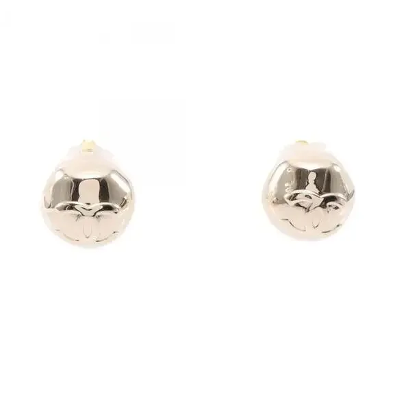 Chanel Cc Logo Earrings Metal Gold-Tone #246838C11B