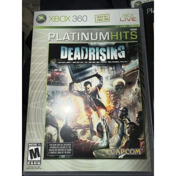 Dead Rising -- Platinum Hits Edition (Microsoft Xbox 360, 2006) CIB Tested
